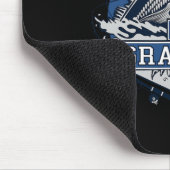 Trendige Nummer 1 Opa-Angler-Logo Mousepad (Ecke)