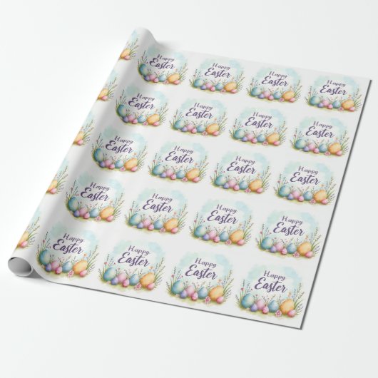 Trendige Oster-Eier Schöne Sammlung Geschenkpapier (Ungerollt)