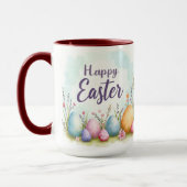 Trendige Oster-Eier Schöne Sammlung Tasse (Links)