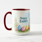 Trendige Oster-Eier Schöne Sammlung Tasse (Links)