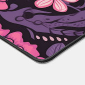 Trendige Pattern Skull Blume Elegant Moderne Coole Schreibtischunterlage (Ecke)