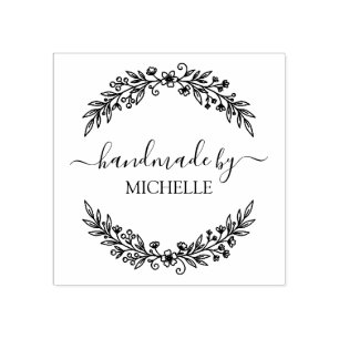 Trendige Personalisierte Stylische Handgefertigte Gummistempel