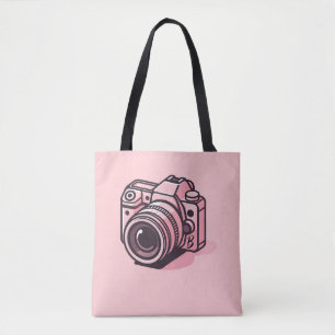 Trendige Pink-DSLR-Kamera-Fotografie Personalisier Tasche