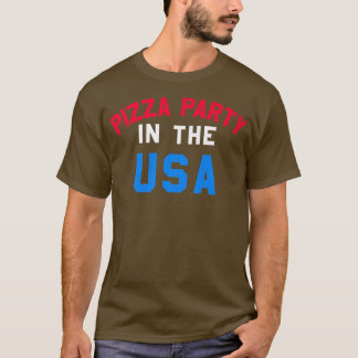 Trendige Pizza-Party in den USA Tet Stack 33475678 T-Shirt