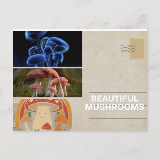 trendige Plakatkarte Postkarte (Vorderseite)