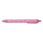 Trendige Prepper-Tropenblumen Kugelschreiber (Unterseite)