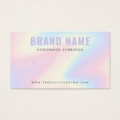 Trendige Regenbogen-Logo-Stud-Ohrhänger-Display (Vorderseite)