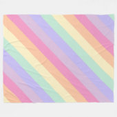 Trendige Regenbogenfarben Moderne Elegante Vorlage Fleecedecke (Vorderseite (Horizontal))