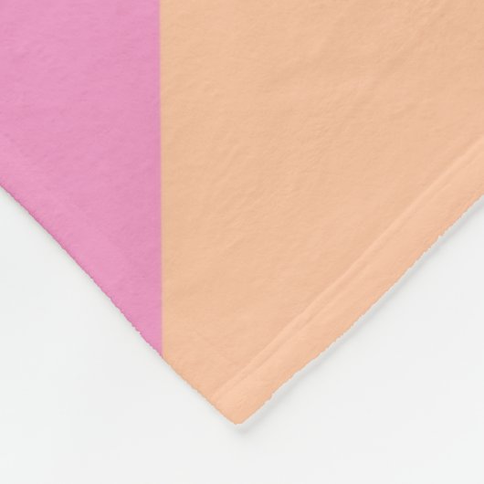 Trendige Regenbogenfarben Moderne Elegante Vorlage Fleecedecke (Ecke)