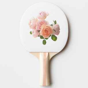 Trendige Rose Design Moderne Elegante Vorlage Tischtennis Schläger