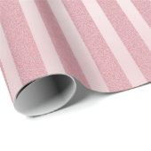 Trendige Rose Gold Glitzer Elegante Moderne Vorlag Geschenkpapier (Rolleneckpunkt)