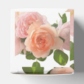 Trendige Rose Moderne elegante Designvorlage Geschenkschachtel (Oben)