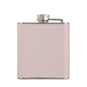 Trendige Rosé-Übergrößen-Monogramm-Initialen Flachmann (Rückseite)