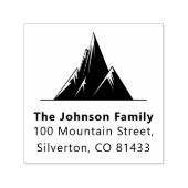 Trendige Rücksendeadresse für TextMounts mit Famil Permastempel (Design)