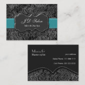 trendige Salon-Visitenkarten Visitenkarte (Vorne/Hinten)