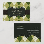 trendige Salon-Visitenkarten Visitenkarte (Vorne/Hinten)