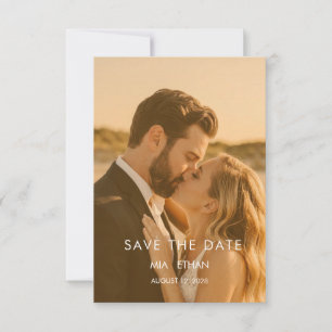 trendige schicke stilvolle klassige Save-the-Date- Save The Date