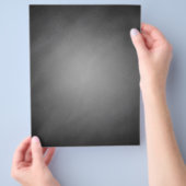 Trendige Schiefertafel-Vignette Flyer (Hand)