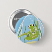 Trendige Schildkröte Button (Vorne & Hinten)