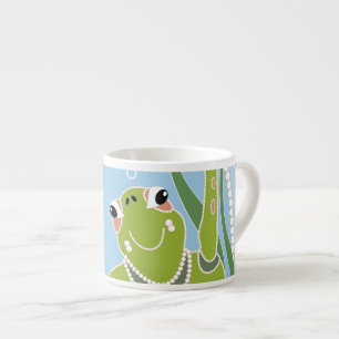 Trendige Schildkröte Espressotasse