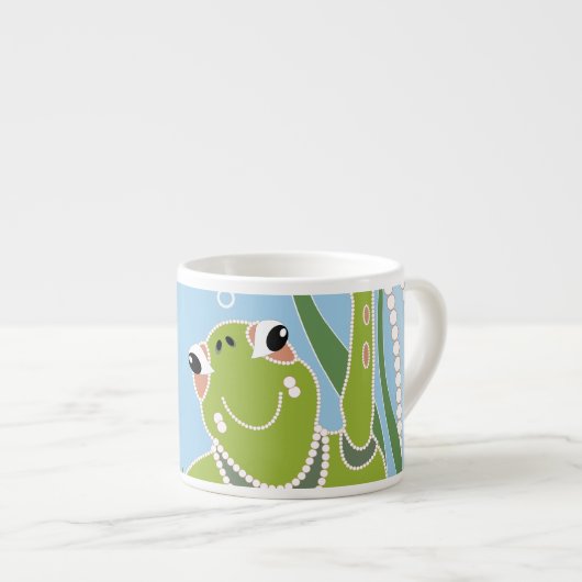 Trendige Schildkröte Espressotasse (Vorderseite Rechts)