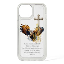 Trendige Schrift Adler Gold Schwert Beige Kreuz