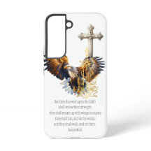Trendige Schrift Adler Gold Schwert Beige Kreuz