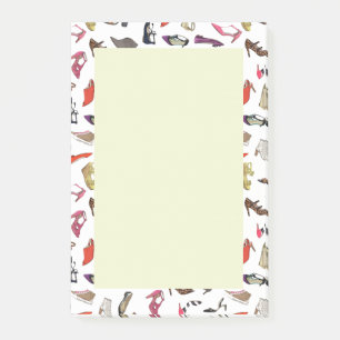 Trendige Schuhe Post-it-Noten Post-it Klebezettel
