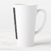 Trendige Schwarz-weiße, einzigartige Visitenkarte Milchtasse (Rechts)