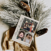 trendige schwarze Schrift fröhlich Weihnachten