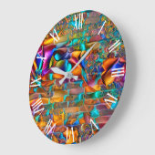 Trendige Seidenmauer Der Traum Große Uhr (Winkel)