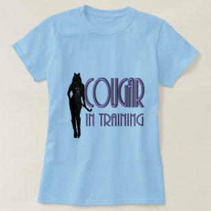 trendige Silhouette-Cougar im Training T-Shirt