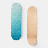 trendige Skateboard mit Glitzer Glitzer (Vorderseite)