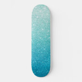 trendige Skateboard mit Glitzer Glitzer (Vorderseite)