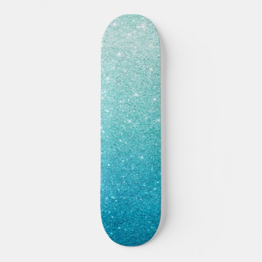 trendige Skateboard mit Glitzer Glitzer (Vorderseite)
