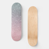 trendige Skateboard mit Glitzer Glitzer (Vorderseite)