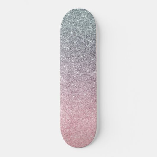 trendige Skateboard mit Glitzer Glitzer (Vorderseite)