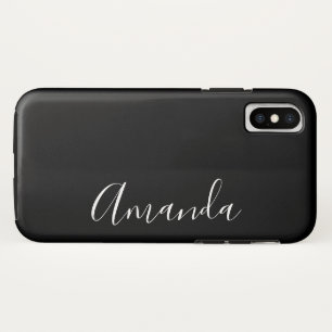 Trendige Skript-Schrift (Schwarz) Case-Mate iPhone Hülle