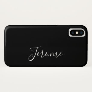 Trendige Skript-Schrift (Schwarz) Case-Mate iPhone Hülle