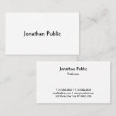 Trendige Skriptvorlage Beruflich Moderne Coole Visitenkarte (Vorne/Hinten)