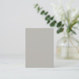 Trendige Softgrau-Beige - Notizkarte Mitteilungskarte