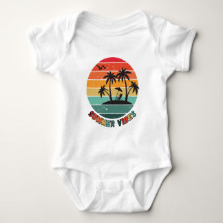 trendige "Sommerlaune" Baby Strampler