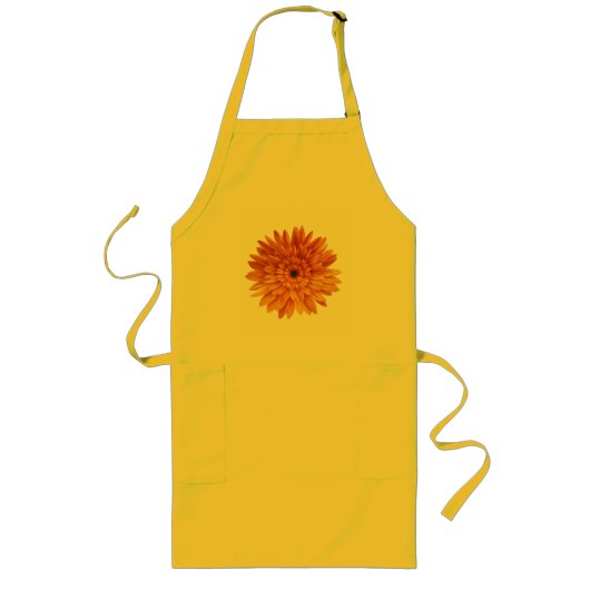 trendige Sonnenblume Lange Schürze (Vorne)