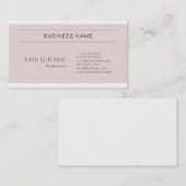 Trendige, stilvolle Farben Modernes, sauberes Desi Visitenkarte (Vorne/Hinten)