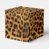 trendige, stilvolle Safari-Muster für Leoparden Geschenkschachtel (Rückseite)