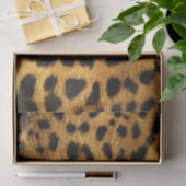 trendige, stilvolle Safari-Muster für Leopardendru Seidenpapier (Geschenk)