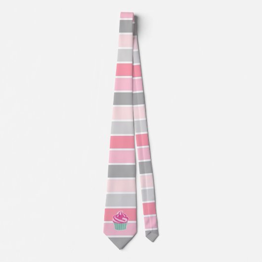 Trendige Streifen, Cupcake Krawatte (Vorderseite)