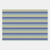 Trendige Streifen in Farbpaletten Geschenkpapier Set (Vorderseite)