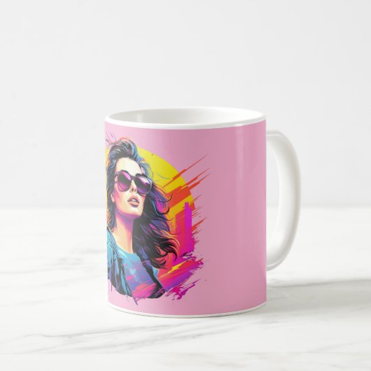 Trendige Teetasse (VorderseiteRechts)