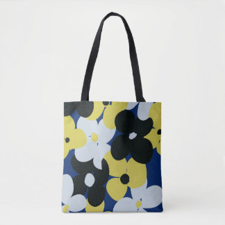 Trendige Tote-Tasche | Blaues Bouquet von AdzSpiri Tasche